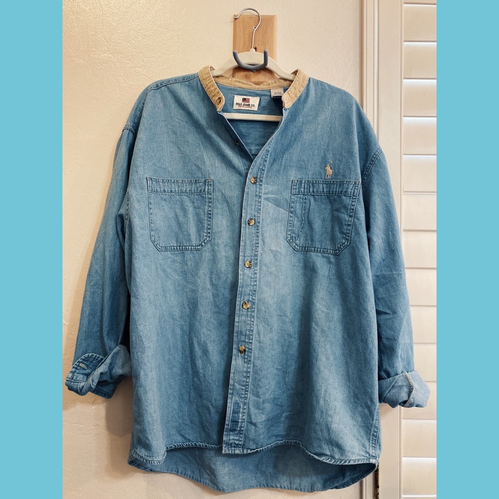 Vintage Polo Ralph Lauren corduroy jean jacket